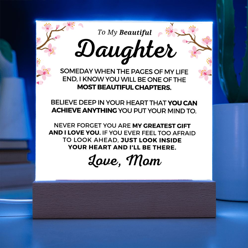 Gift for Daughter | Greatest Gift Acrylic Plaque 703M-ACS