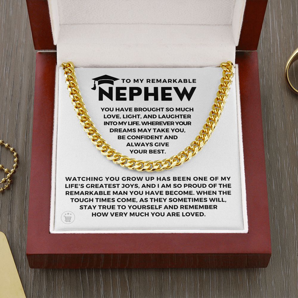 Graduation Gift For Nephew | Your Best Cuban Link Chain 0621CT2