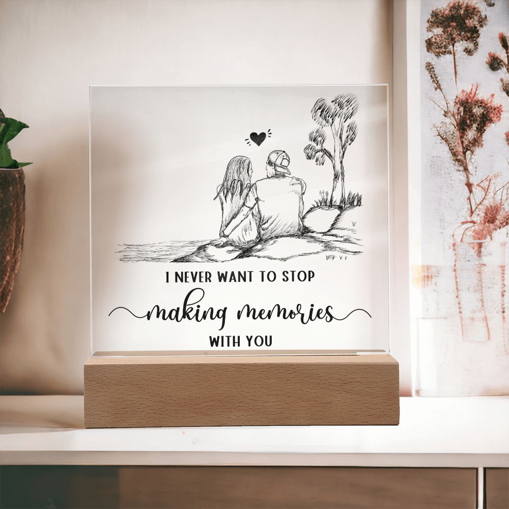 Anniversary Gift | With You Acrylic Plaque 011T5-ACS