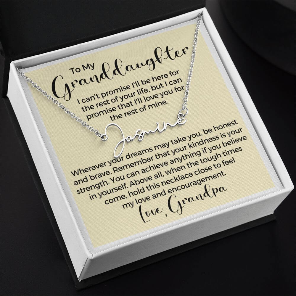 personalized name necklace