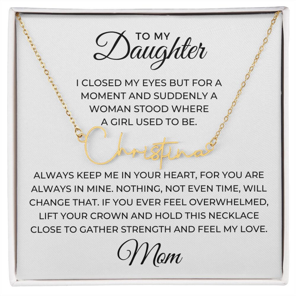 mother daughter necklace