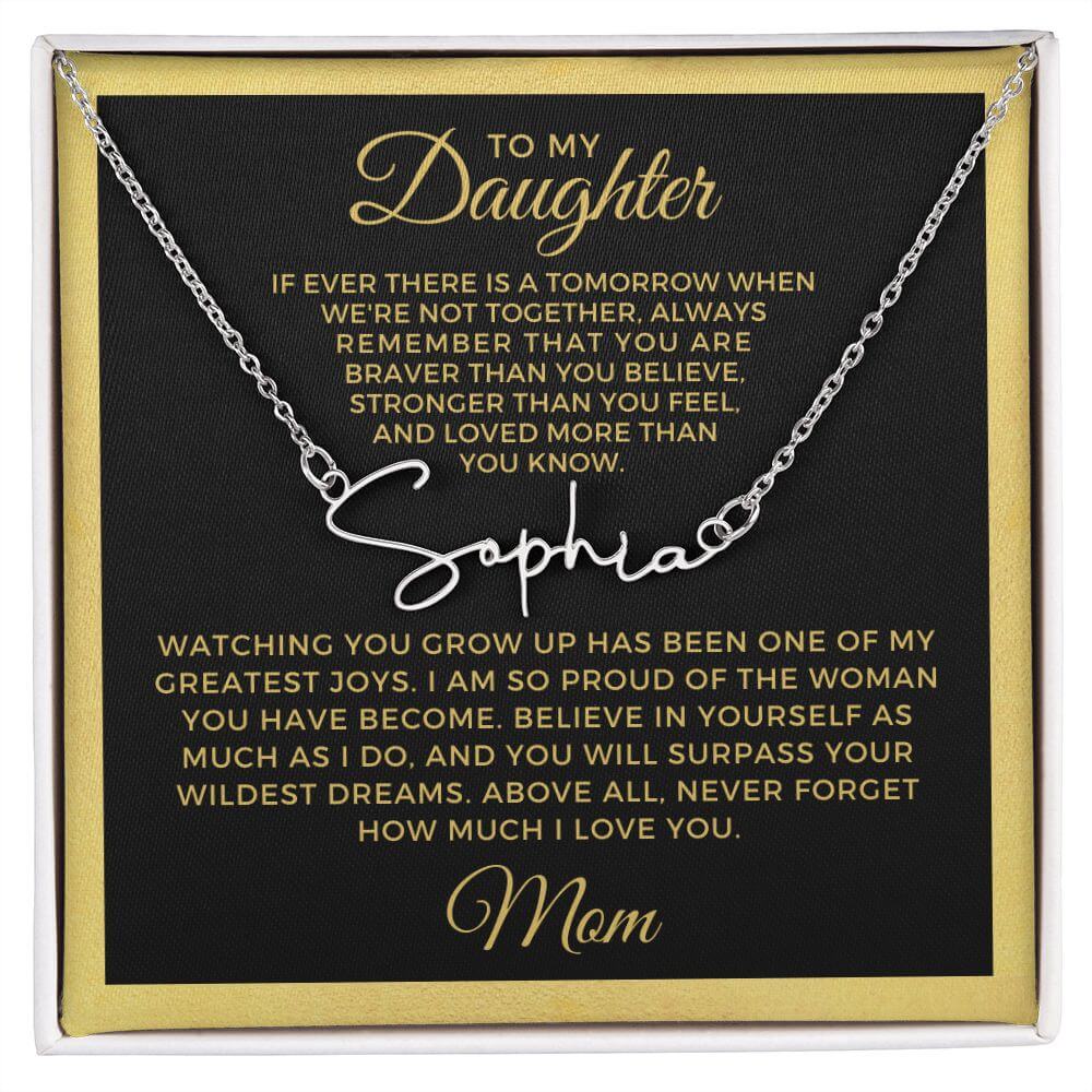 mother daughter necklace