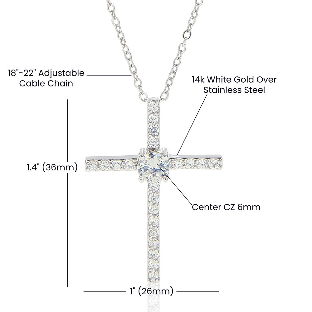 Confirmation Gift For Girl | Your Path Cross Necklace 0816CN
