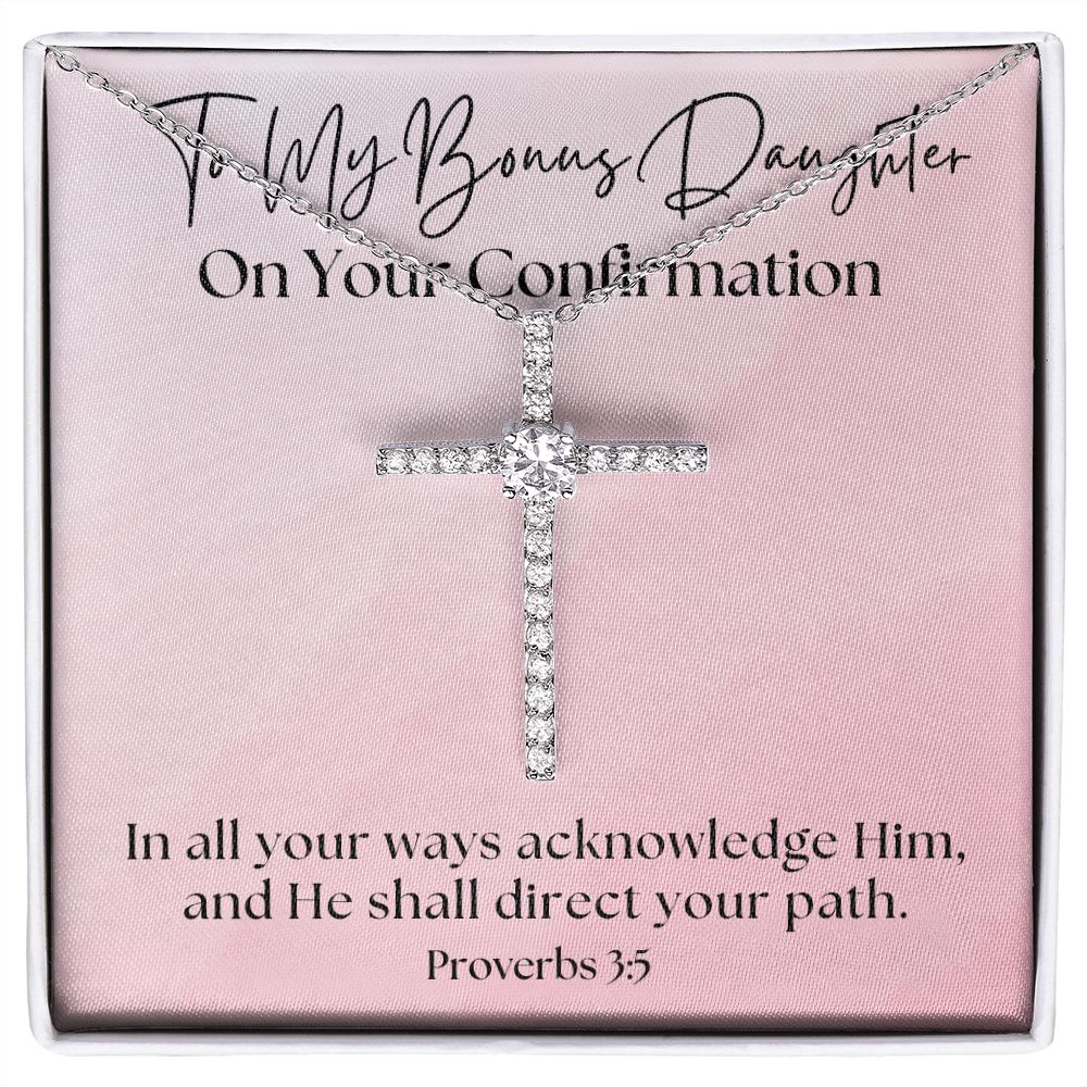 Confirmation Gift For Girl | Your Path Cross Necklace 0816CN