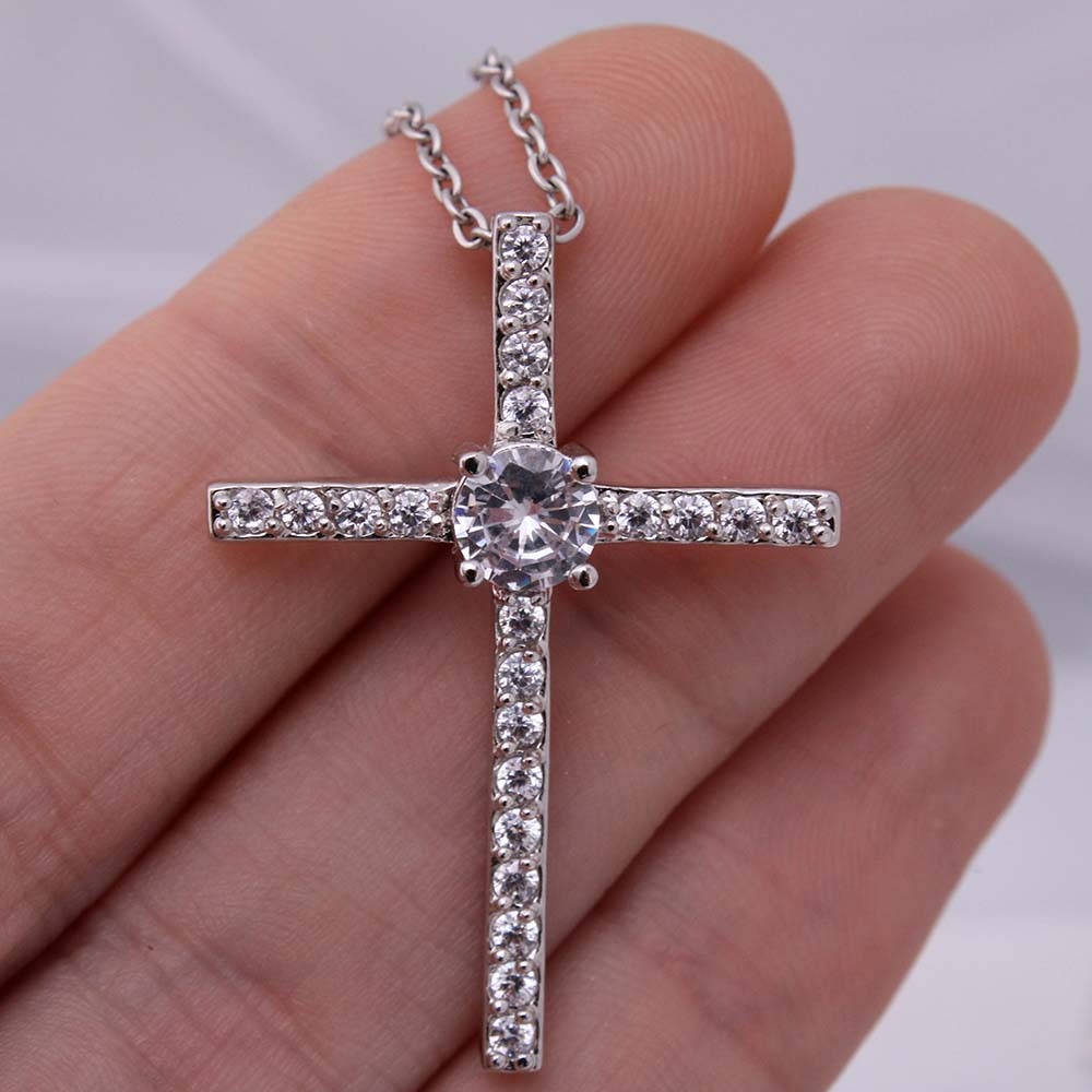 Christian Gift For Her | Cross Necklace 0825T1CN