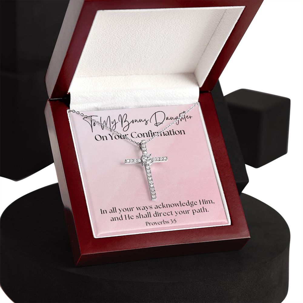 Confirmation Gift For Girl | Your Path Cross Necklace 0816CN