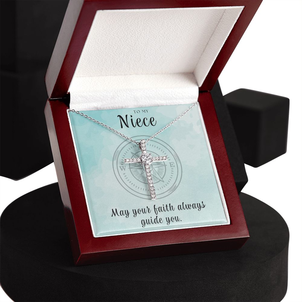 Christian Gift For Her | Faith Cross Necklace 0813CN