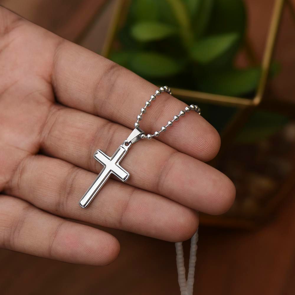 Christian Gift For Him | Faith Cross Necklace 0794CN