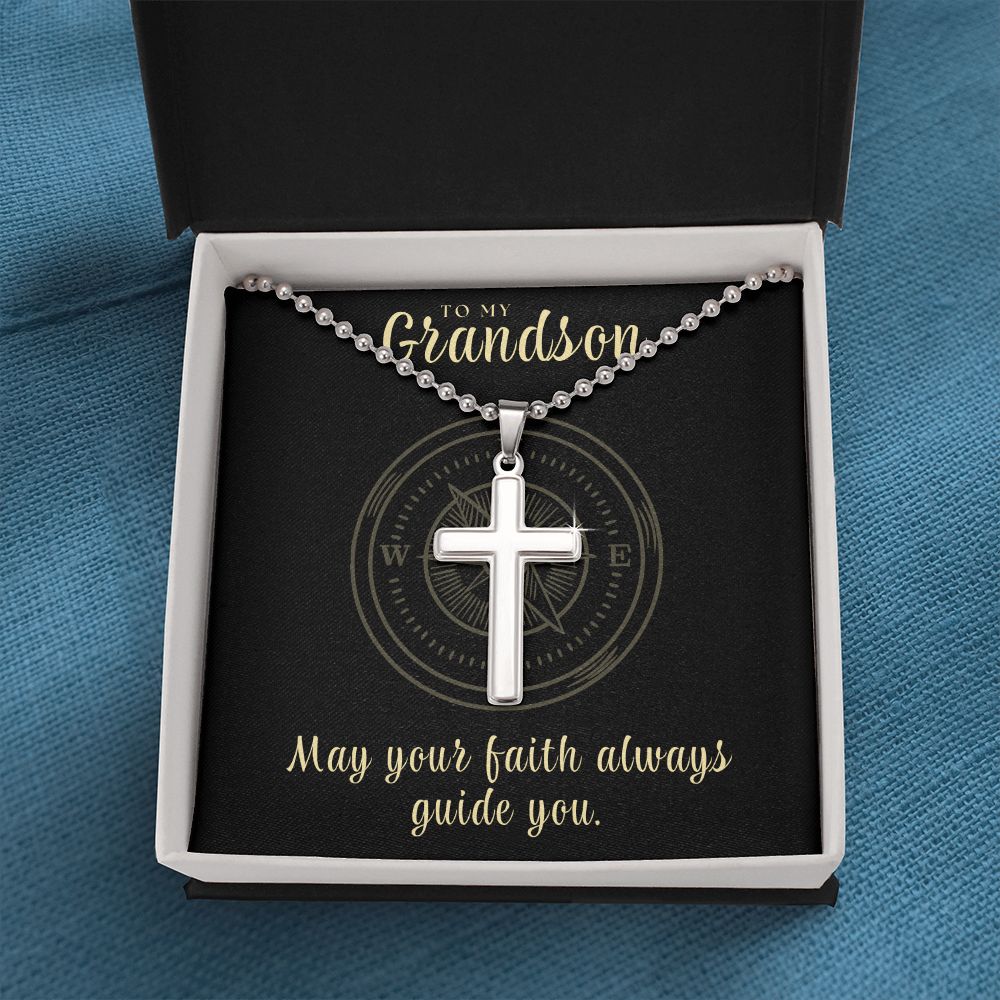 Christian Gift For Him | Faith Cross Necklace 0794CN