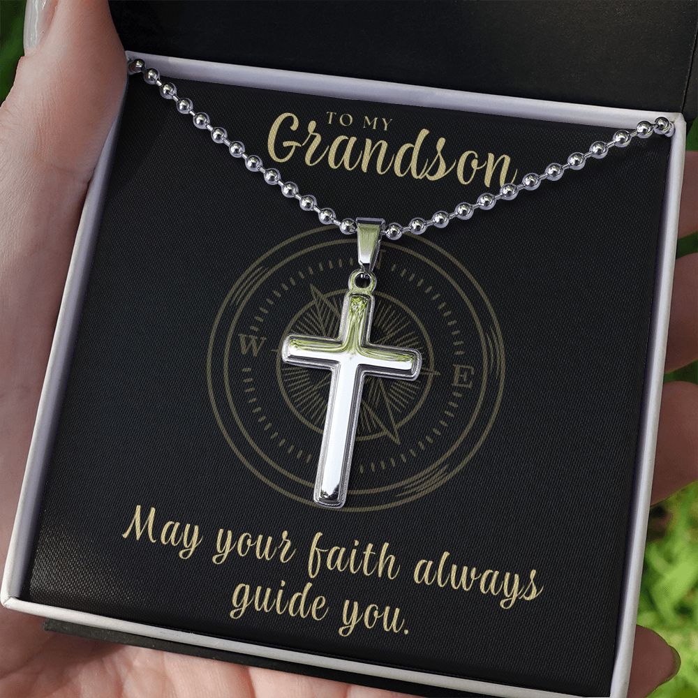 Christian Gift For Him | Faith Cross Necklace 0794CN