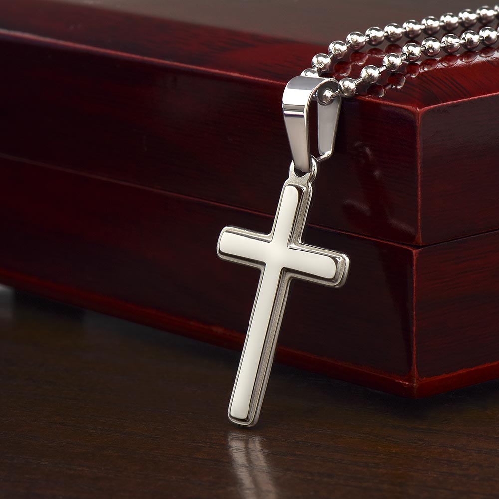 Christian Gift For Him | Faith Cross Necklace 0794CN