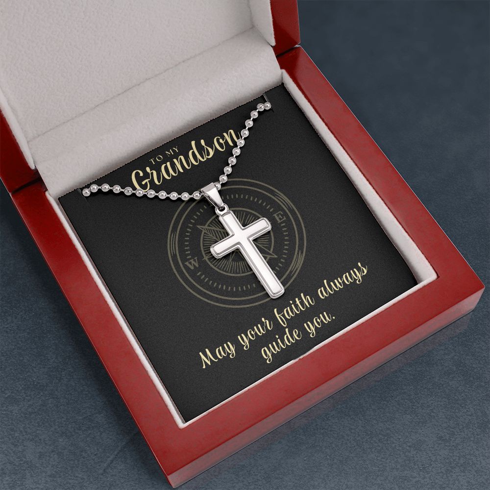 Christian Gift For Him | Faith Cross Necklace 0794CN