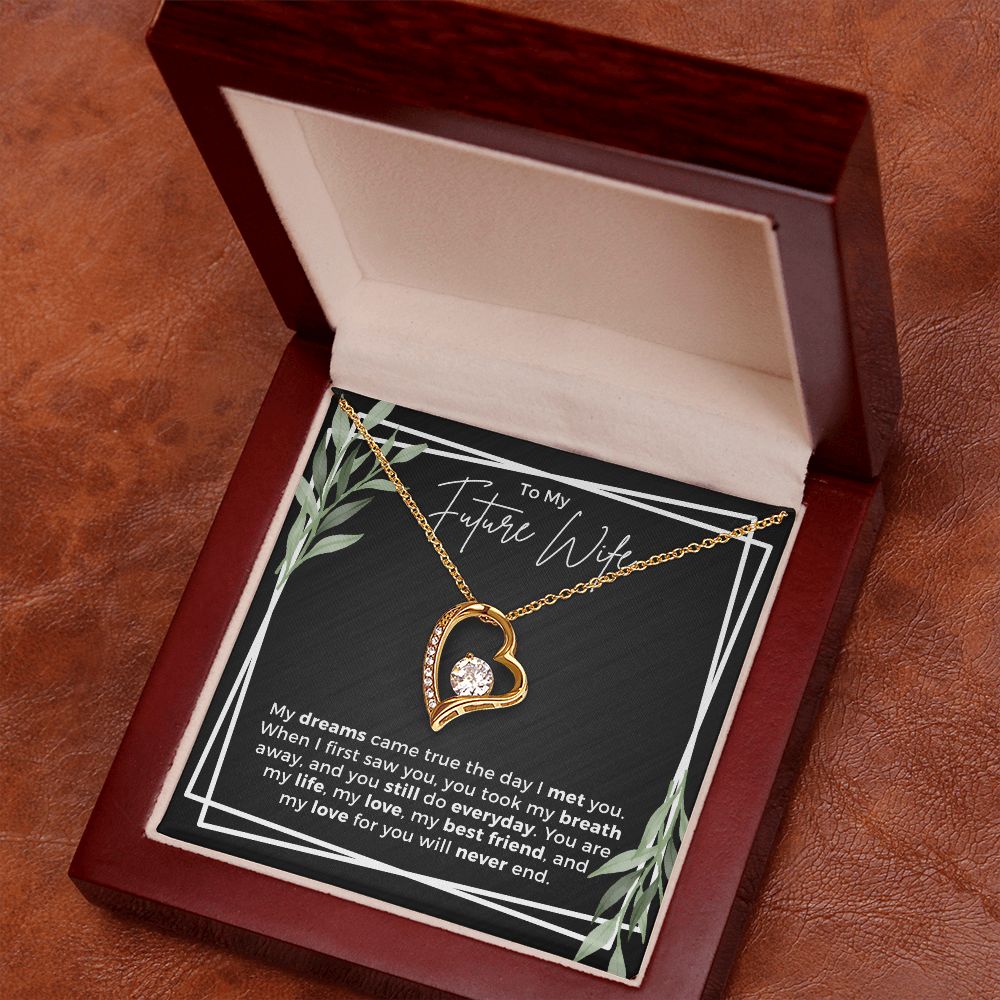 Future Wife, Mrs. Gift | Dreams Came True Necklace 0743T10F