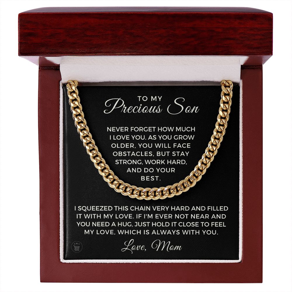 Gift for Adult Son From Mom | Best Things Cuban Link Chain 0598T18