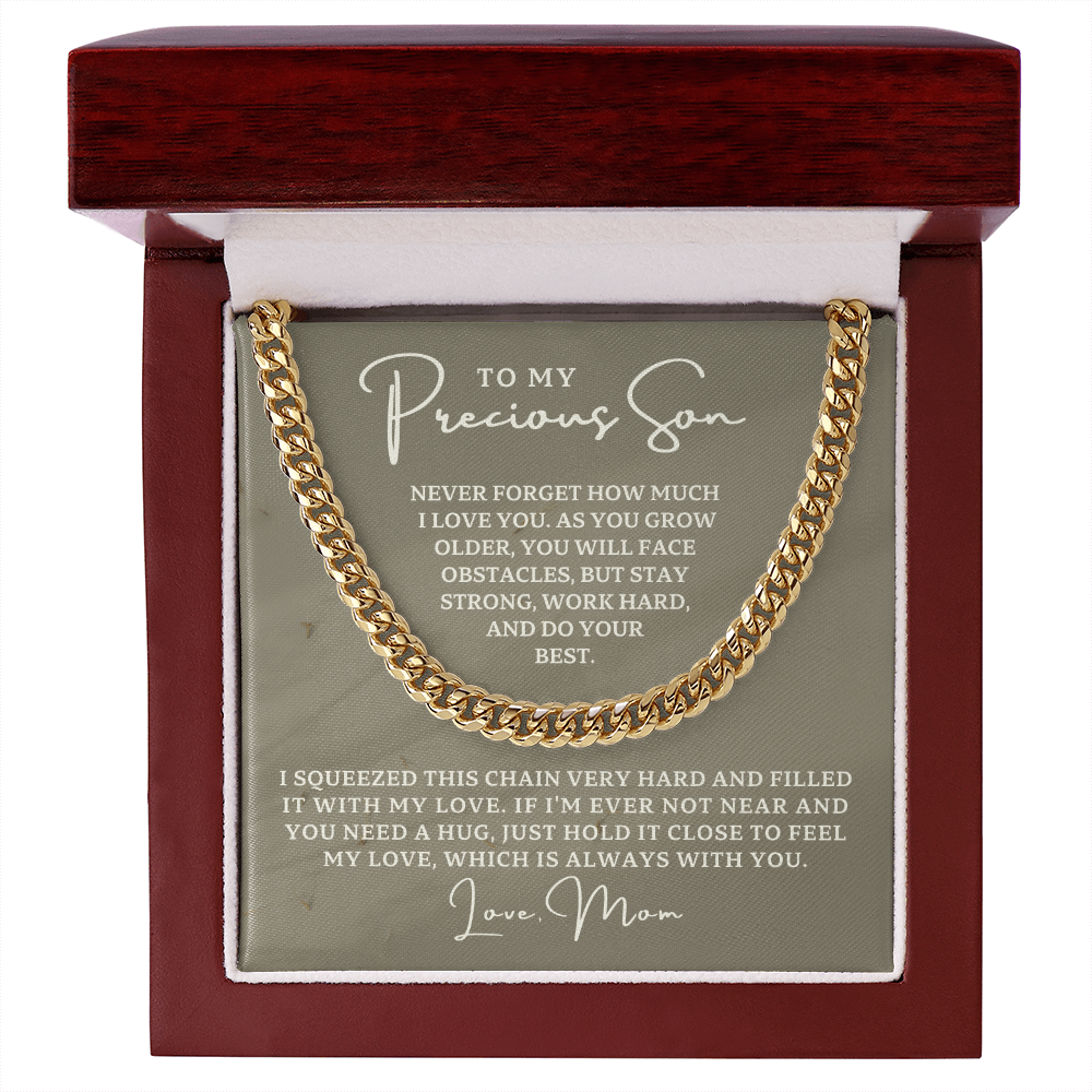 Gift for Adult Son From Mom | Best Things Cuban Link Chain 0598T11