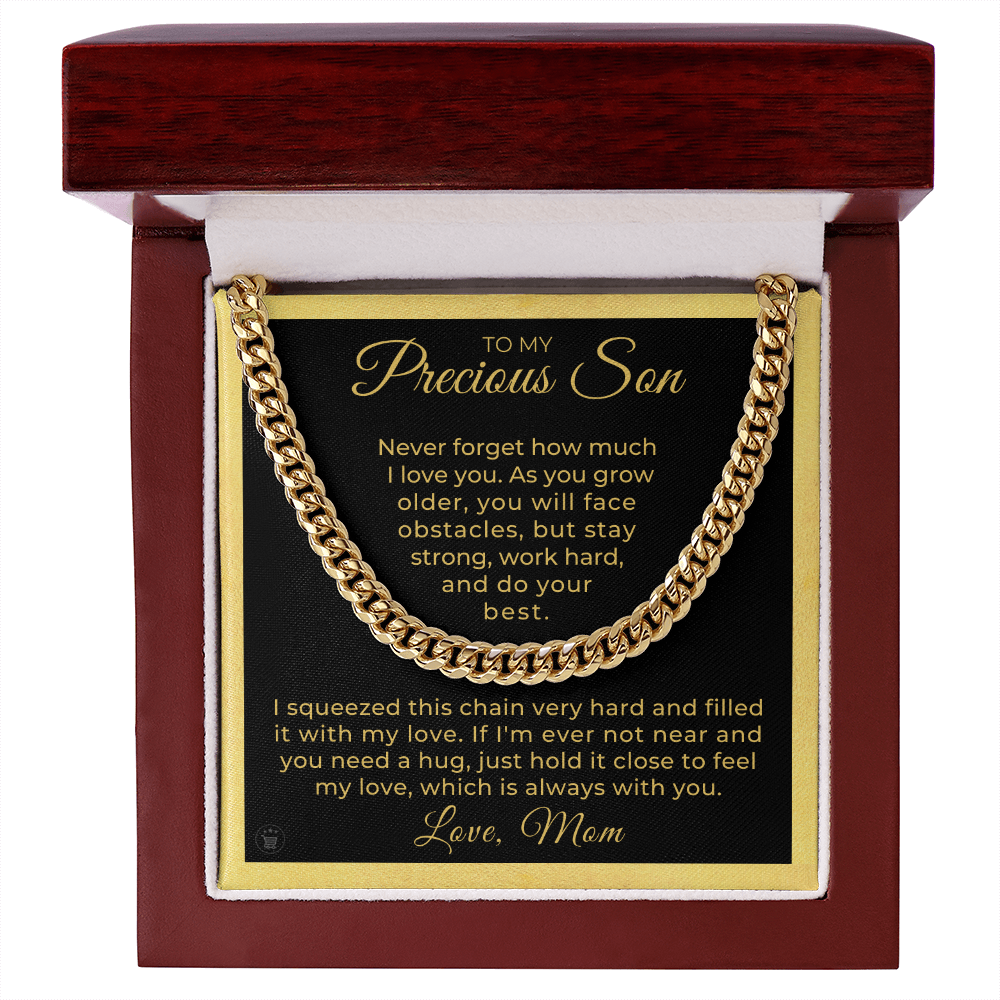 Gift for Adult Son From Mom | Best Things Cuban Link Chain 0598T12