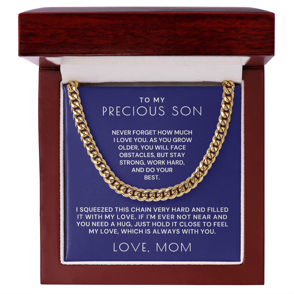 Gift for Adult Son From Mom | Best Things Cuban Link Chain 0598T15