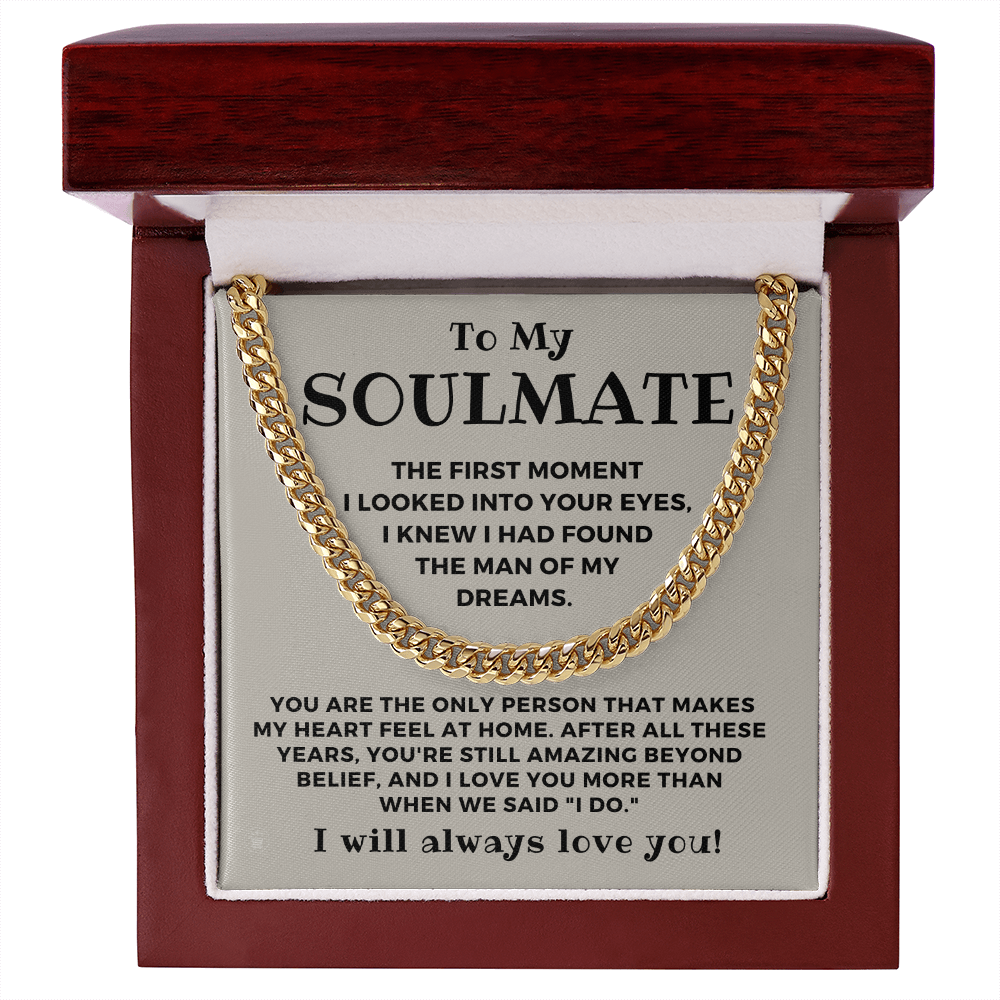 Soulmate Gift | My Dreams Cuban Link Chain 0566T1