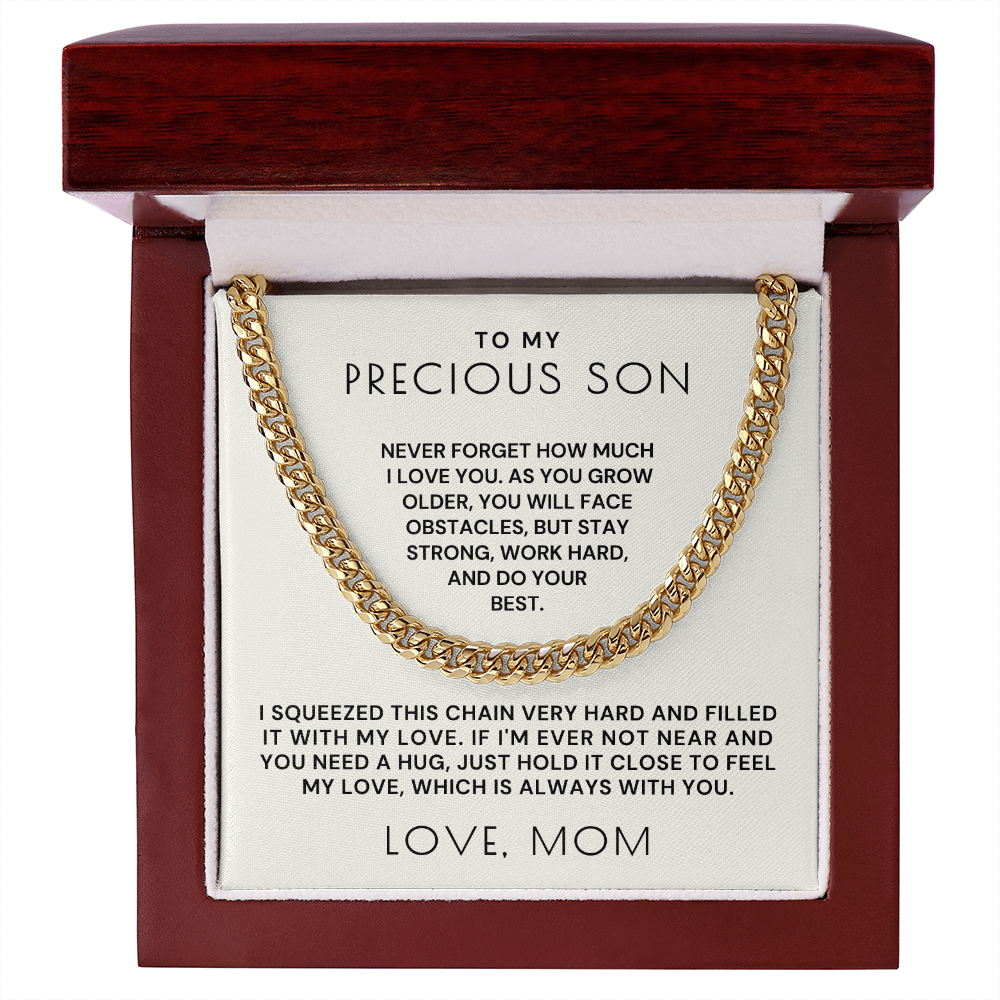 Gift for Adult Son From Mom | Best Things Cuban Link Chain 0598T16