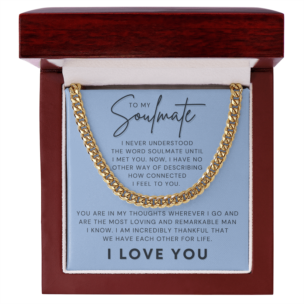 Soulmate Gift | Companion Cuban Link Chain 0574T4