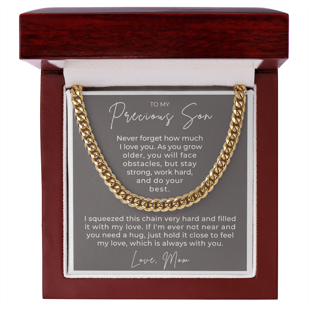 Gift for Adult Son From Mom | Best Things Cuban Link Chain 0598T13