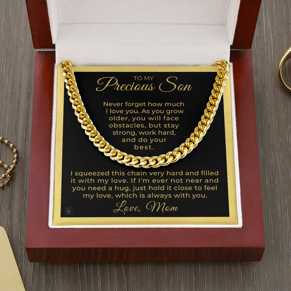 Gift for Adult Son From Mom | Best Things Cuban Link Chain 0598T12