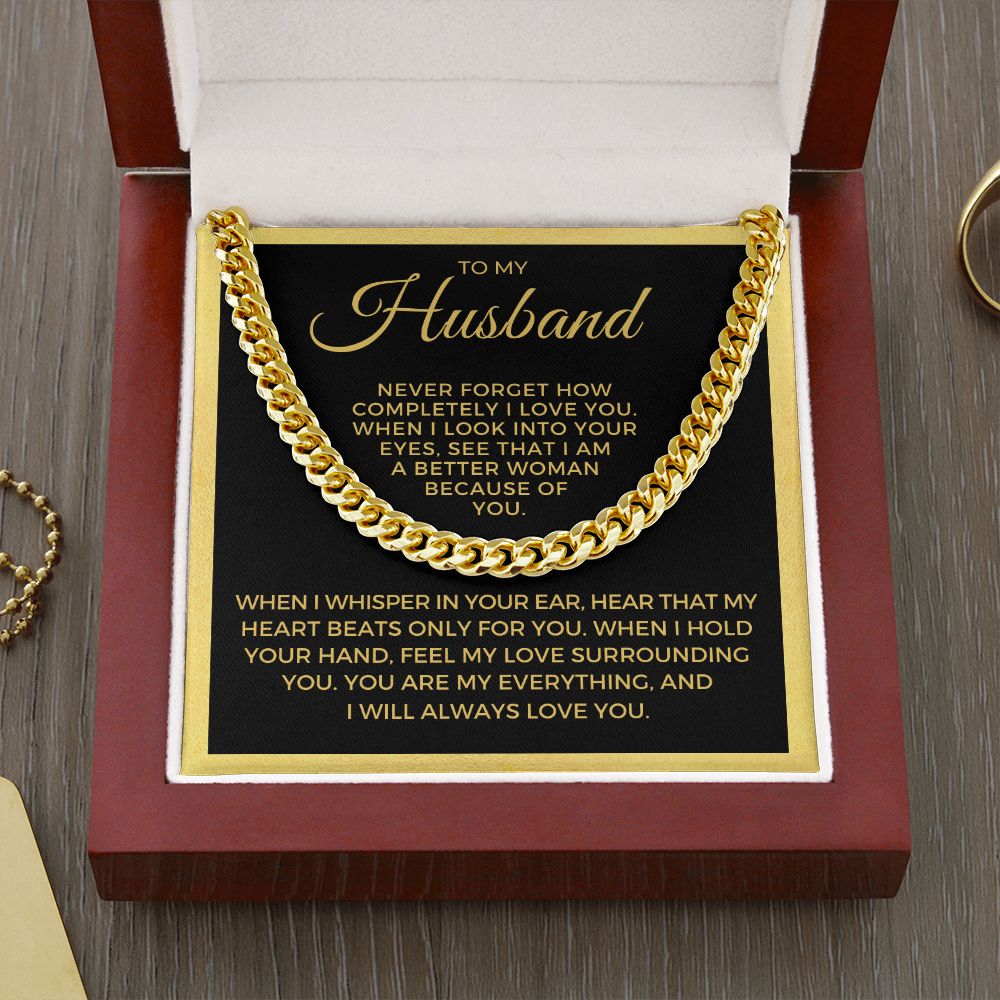 Gift For Husband | When I Cuban Link Chain 0700T11