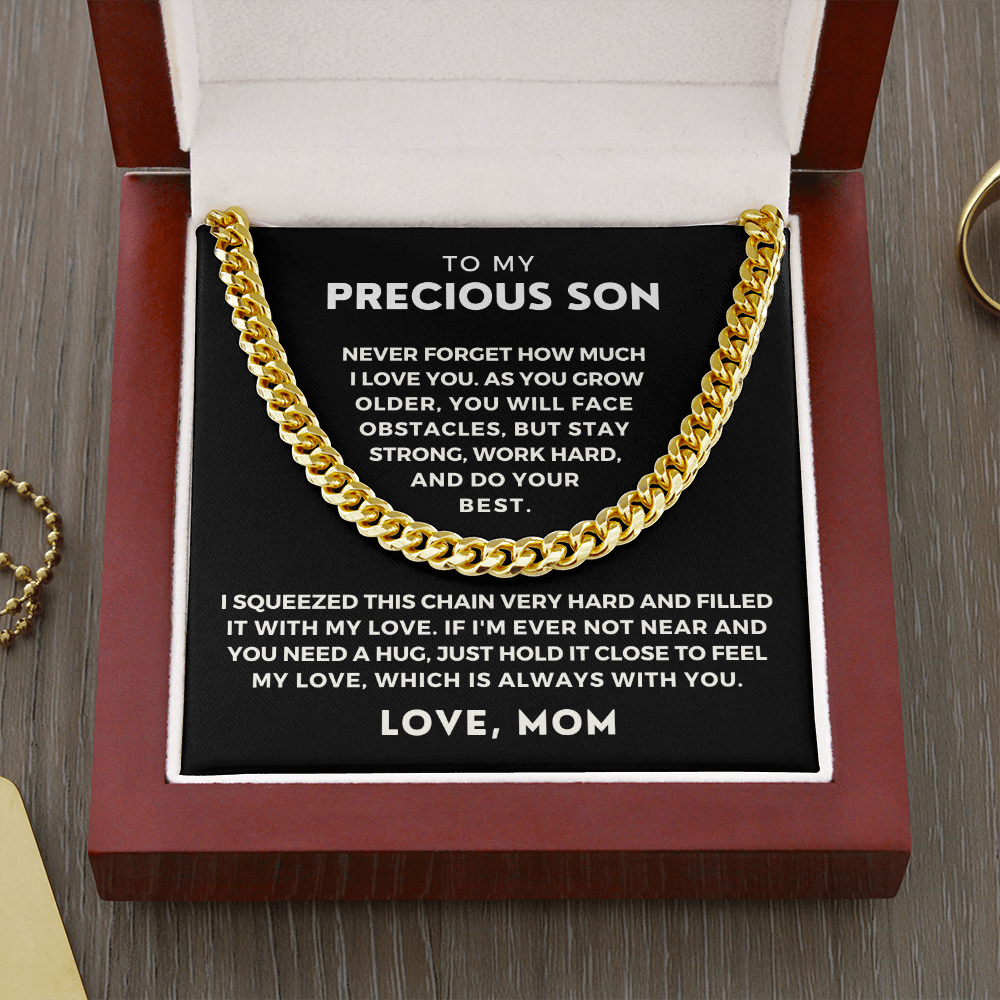 Gift for Adult Son From Mom | Best Things Cuban Link Chain 0598T5