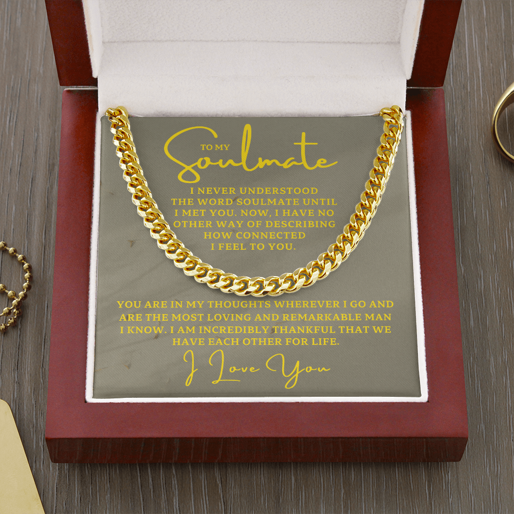 Soulmate Gift | Companion Cuban Link Chain 0574T9