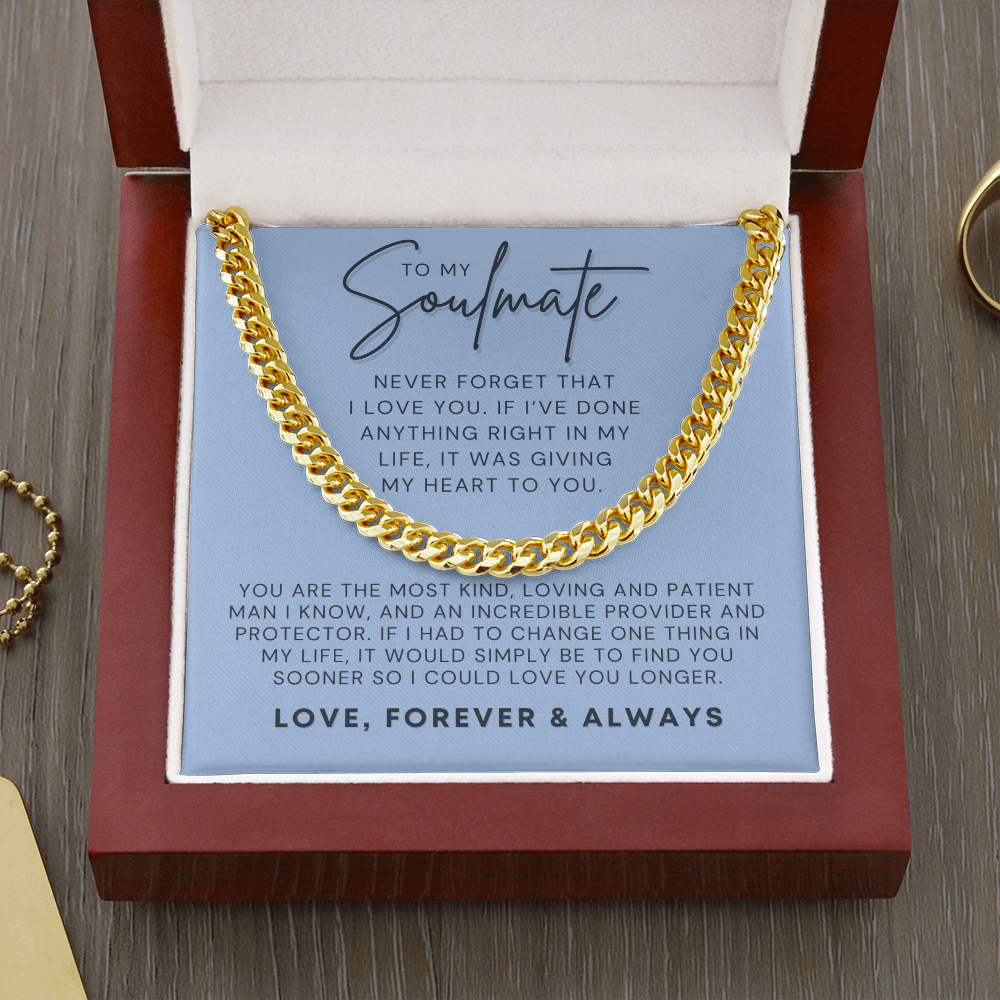 Soulmate Gift | One Thing Cuban Link Chain 0575T4