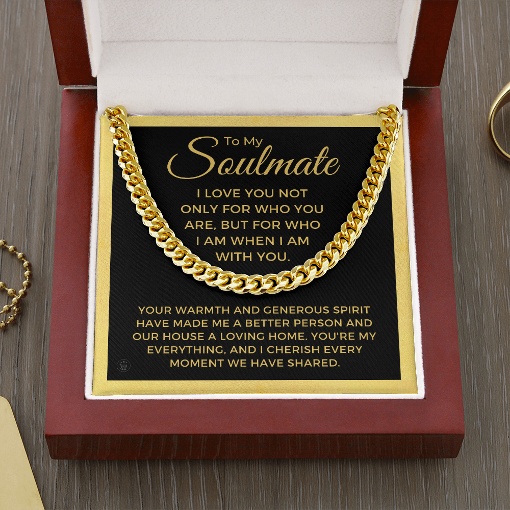 Soulmate Gift | My Everything Cuban Link Chain 0567T3