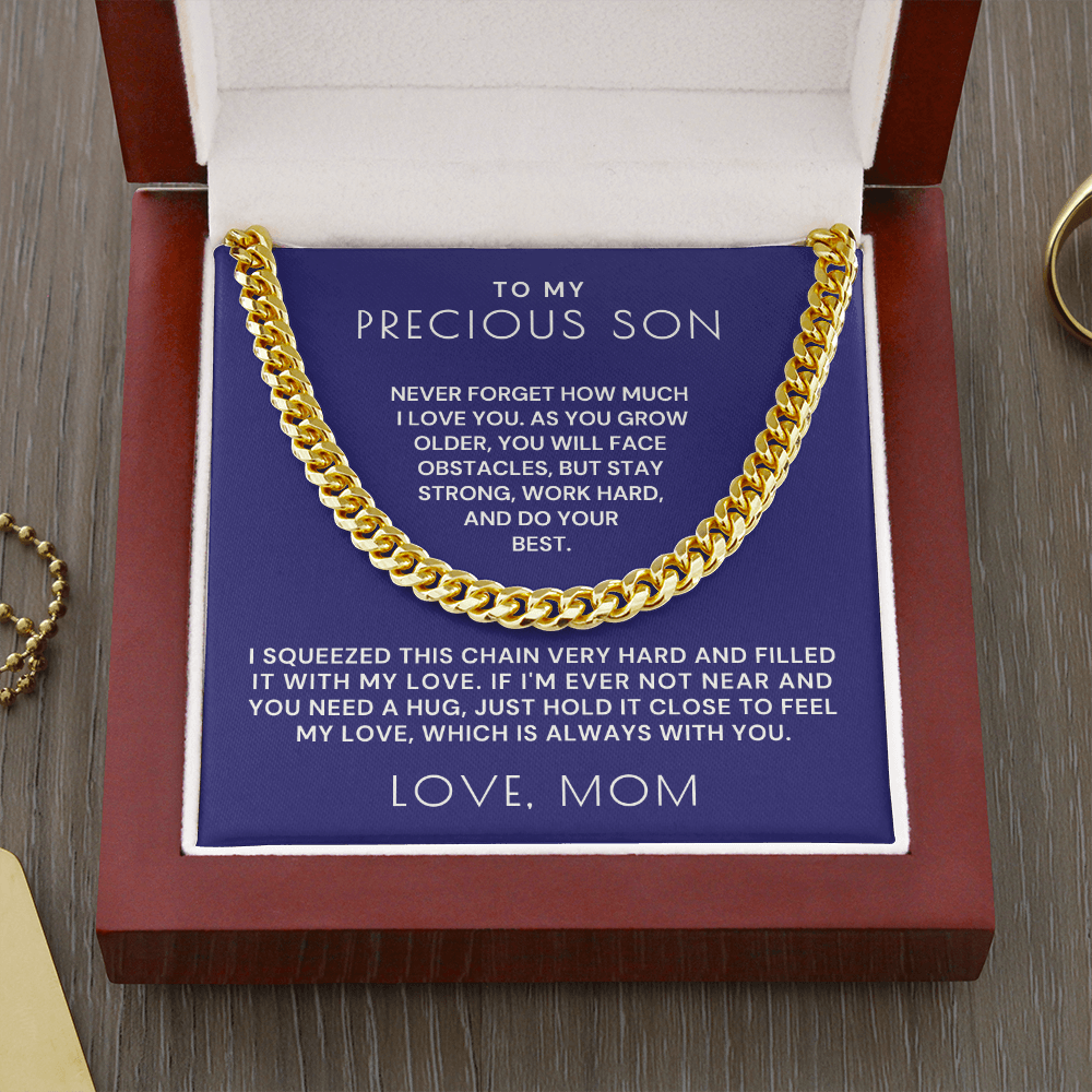 Gift for Adult Son From Mom | Best Things Cuban Link Chain 0598T15