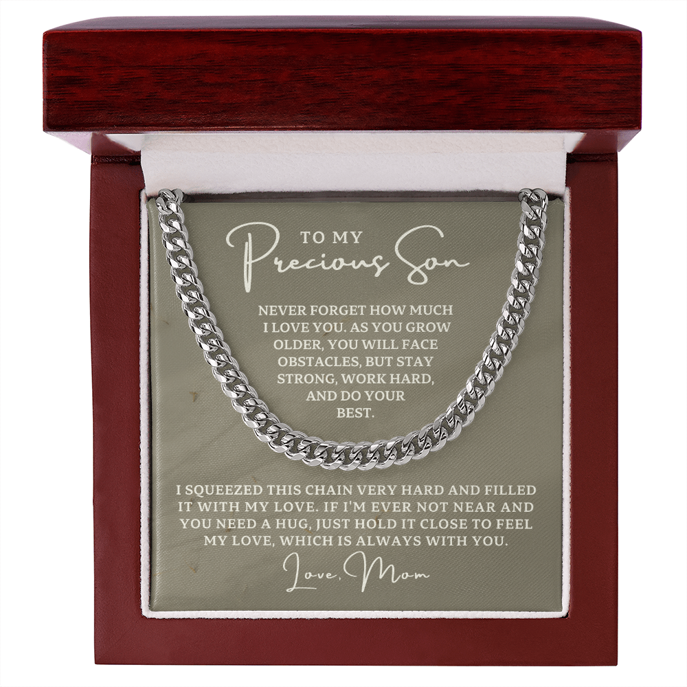 Gift for Adult Son From Mom | Best Things Cuban Link Chain 0598T11