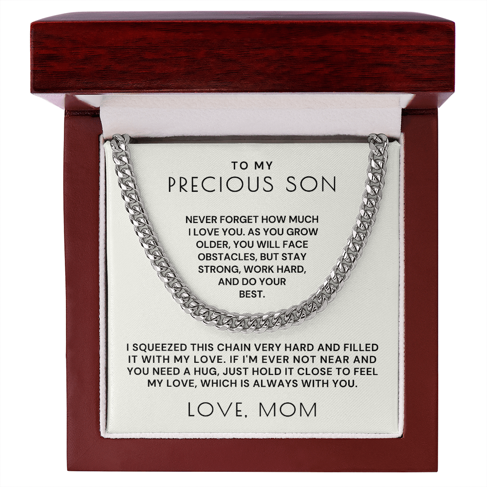 Gift for Adult Son From Mom | Best Things Cuban Link Chain 0598T16