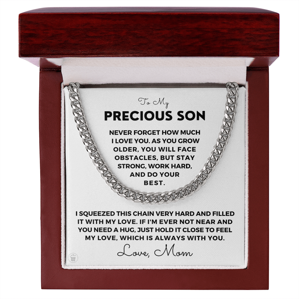 Gift for Adult Son From Mom | Best Things Cuban Link Chain 0598T3
