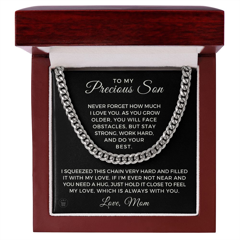 Gift for Adult Son From Mom | Best Things Cuban Link Chain 0598T18
