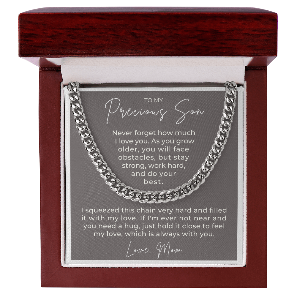 Gift for Adult Son From Mom | Best Things Cuban Link Chain 0598T13