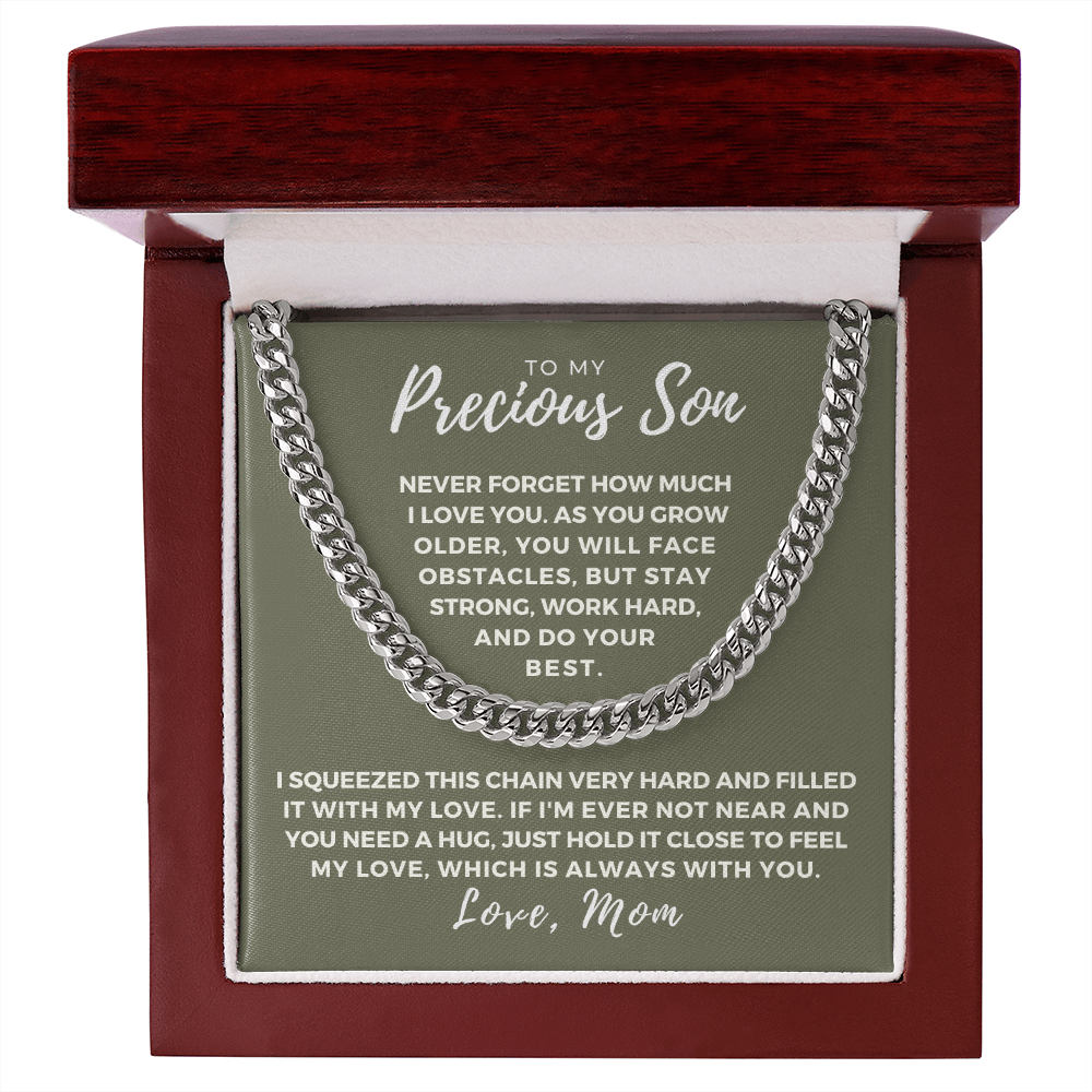 Gift for Adult Son From Mom | Best Things Cuban Link Chain 0598T8