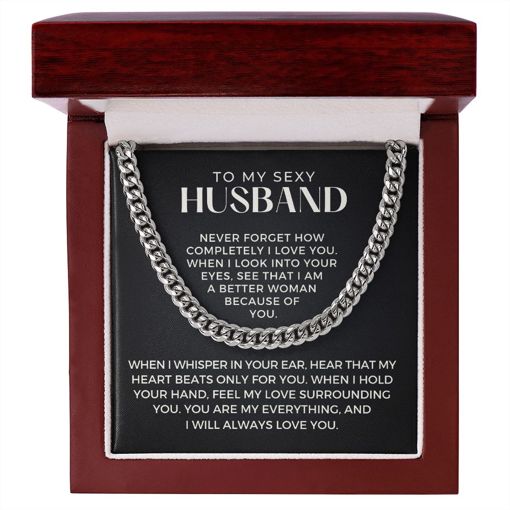 Gift For Husband | When I Cuban Link Chain 0700T4