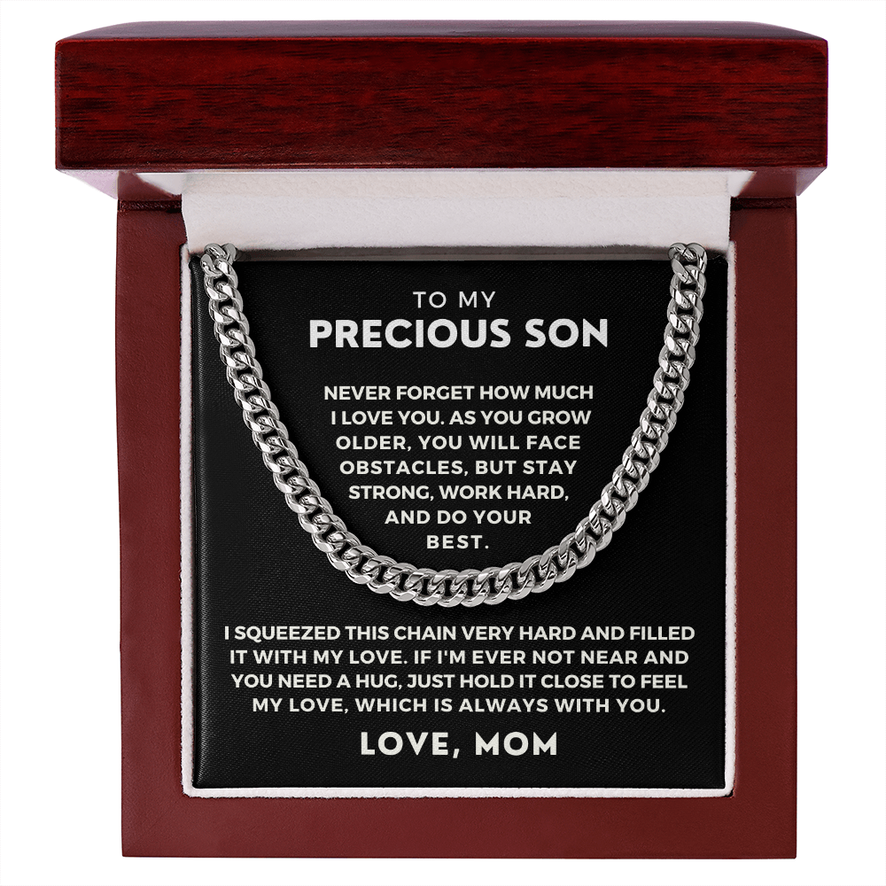 Gift for Adult Son From Mom | Best Things Cuban Link Chain 0598T5