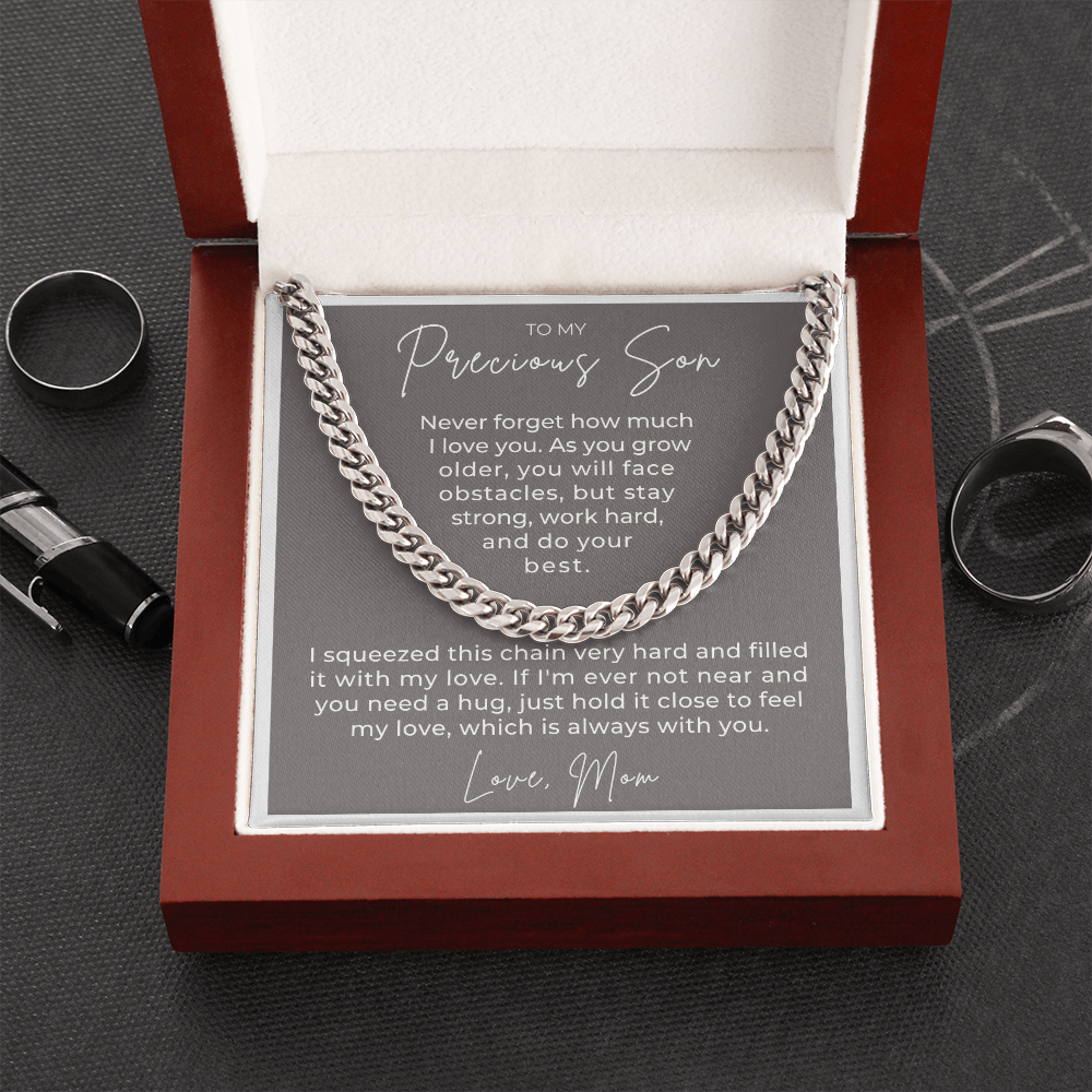 Gift for Adult Son From Mom | Best Things Cuban Link Chain 0598T13