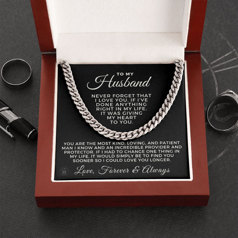 Gift For Husband | One Thing Cuban Link Chain 0711T8