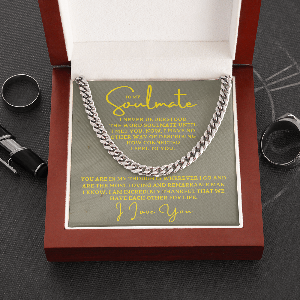 Soulmate Gift | Companion Cuban Link Chain 0574T9
