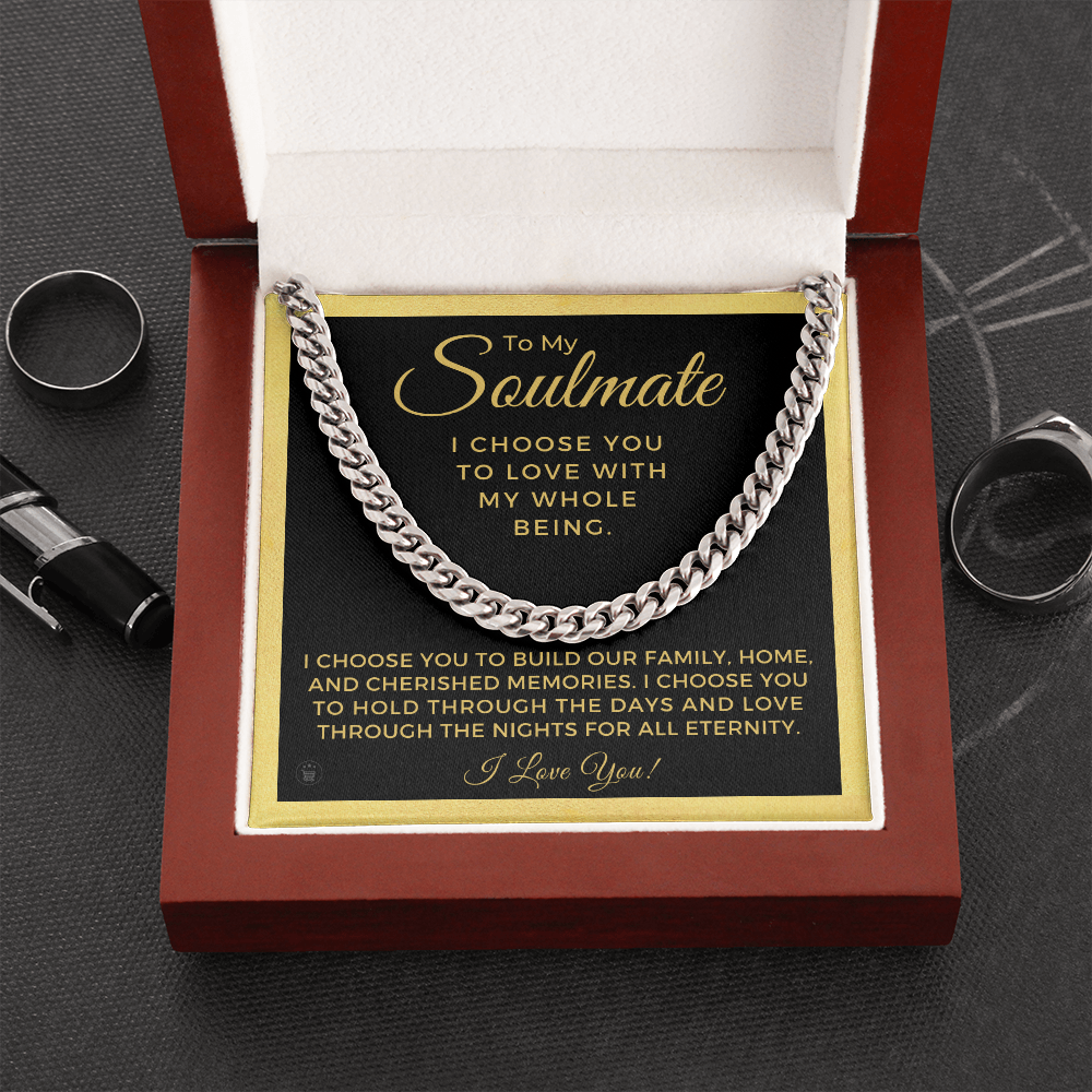 Soulmate Gift | I Choose Cuban Link Chain 0572T3
