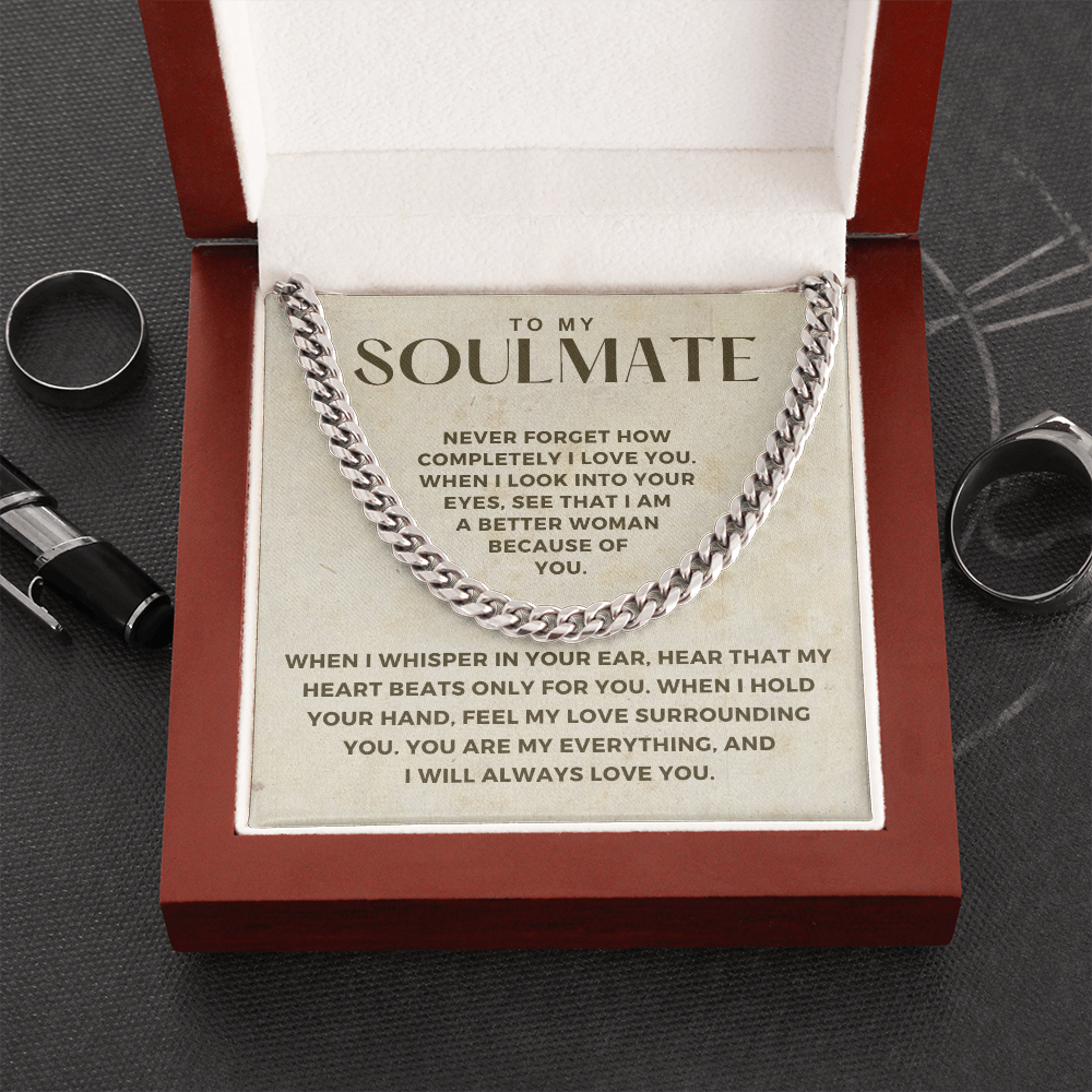 Soulmate Gift | When I Cuban Link Chain 0569T8