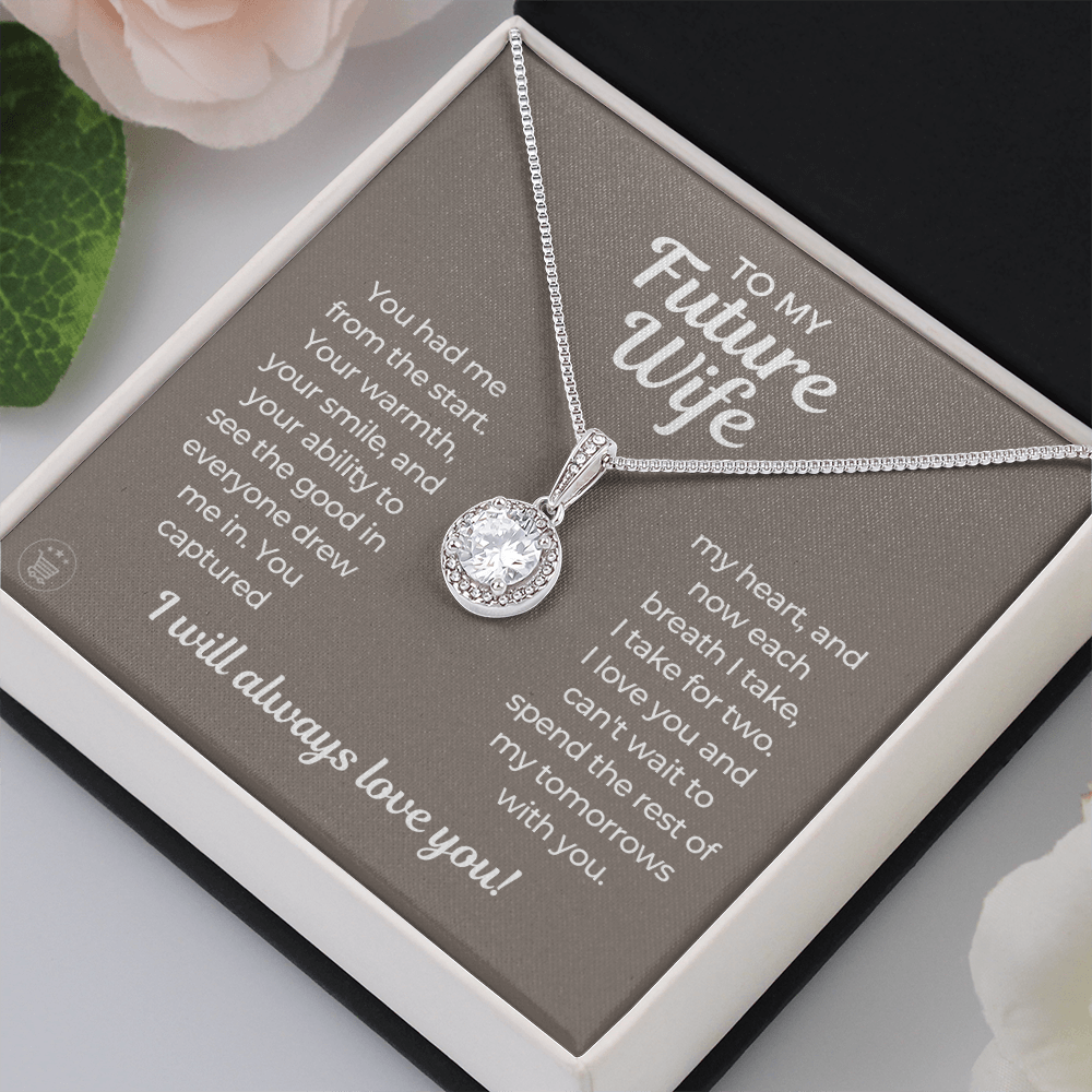 Future Wife, Future Mrs. Gift | Each Breath Necklace 0482T2