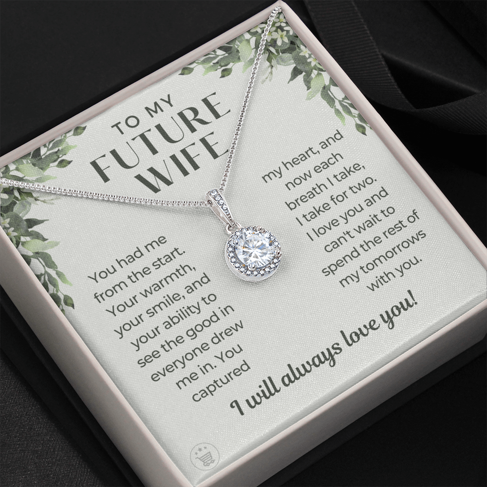 Future Wife, Future Mrs. Gift | Each Breath Necklace 0482T5