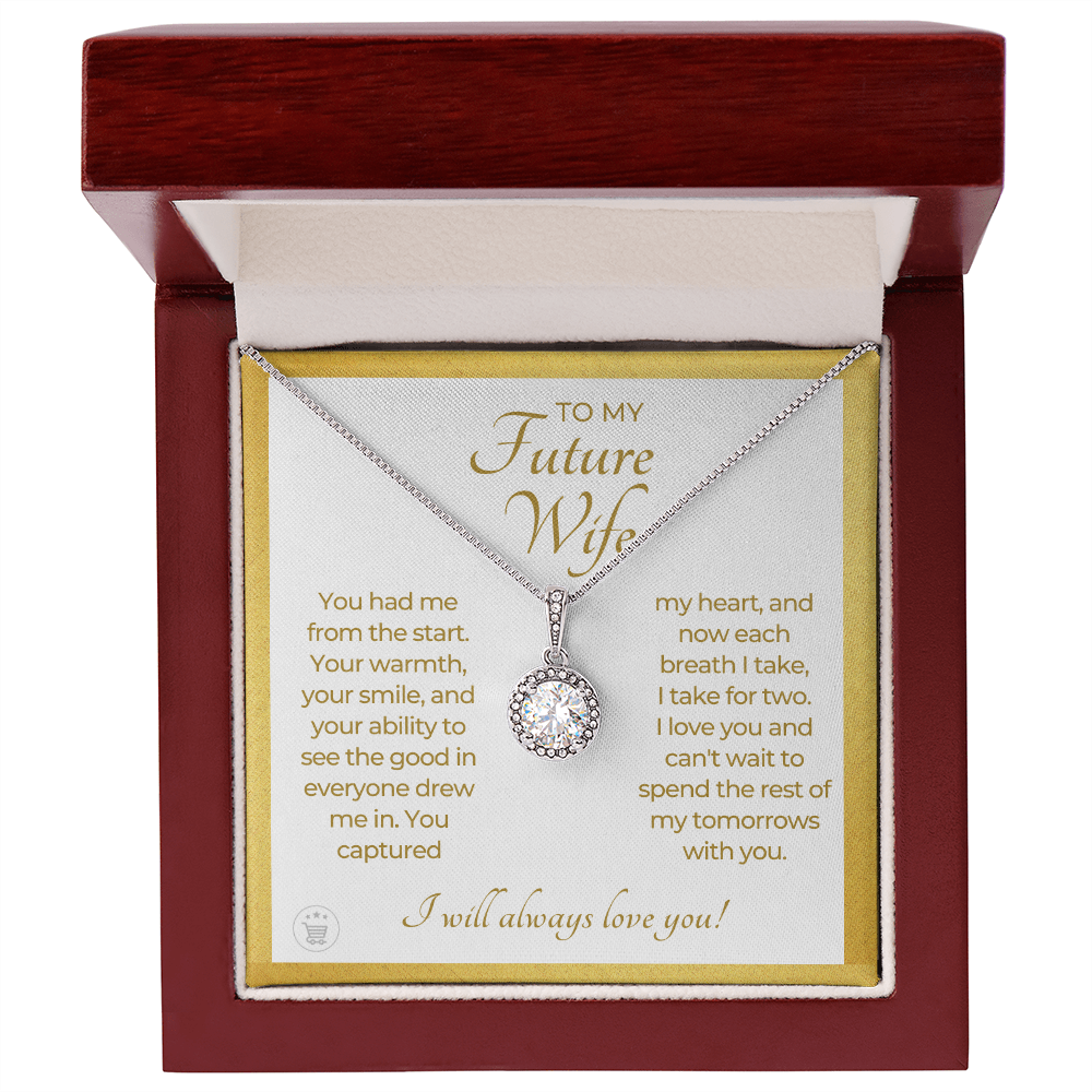 Future Wife, Future Mrs. Gift | Each Breath Necklace 0482T4