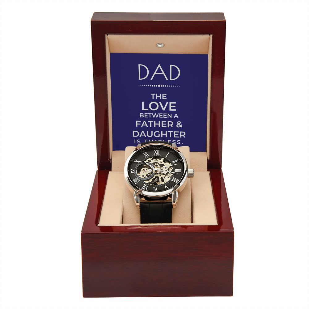 Gift For Dad From Daughter | Father and Daughter Men's Watch 0670T9