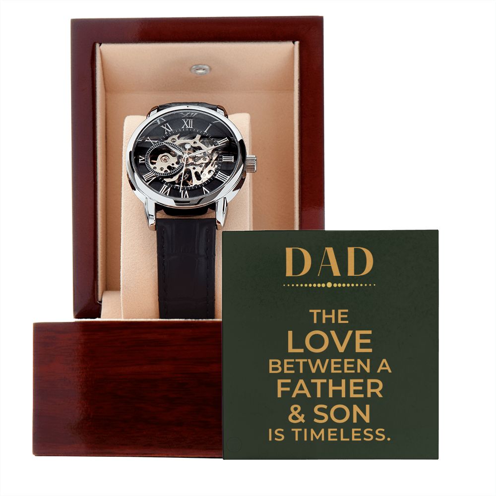 Gift For Dad From Son | Father and Son Men's Watch 0669T1